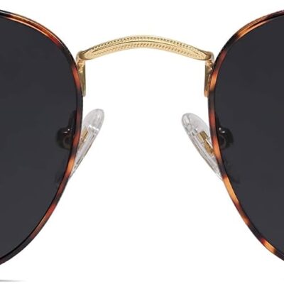 Square Polarized Sunglasses for Men Women Classic Vintage Retro Style
