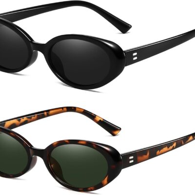 Square Polarized Sunglasses for Men and Women Lightweight Frame Sun Glasses with UV Protection
