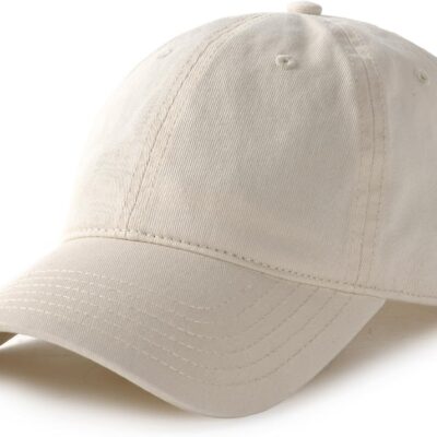 Unisex Vintage Washed Unstructured Baseball Cap Washed Cotton Adjustable Dad Hat